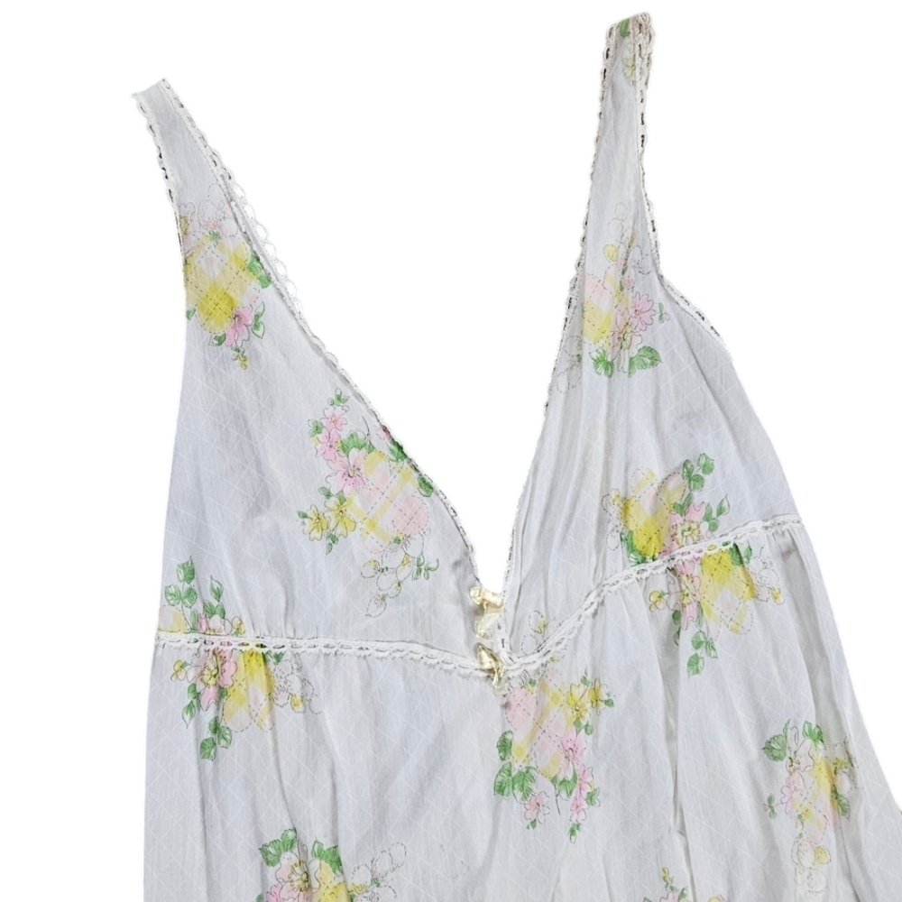 Vintage Floral Nightgown, L - Picture 6 of 6